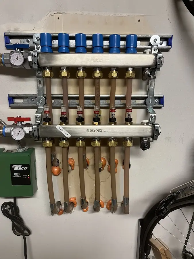 Plumber performing Leak Detection at a residential property in Mitchell